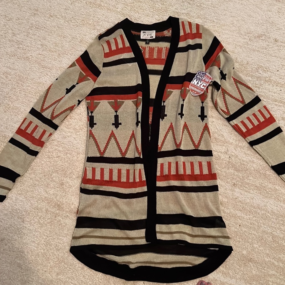 Multi color sweater medium